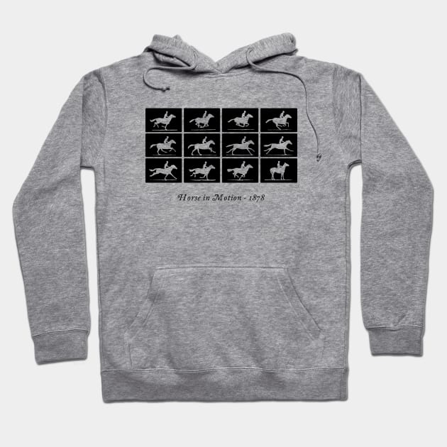 Horse in motion (black) Hoodie by bernatc